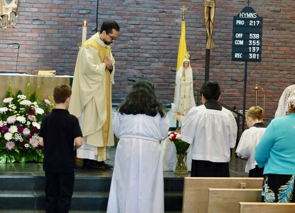 West Haven Parish Prays to Our Blessed Mother Monthly on the First Saturdays