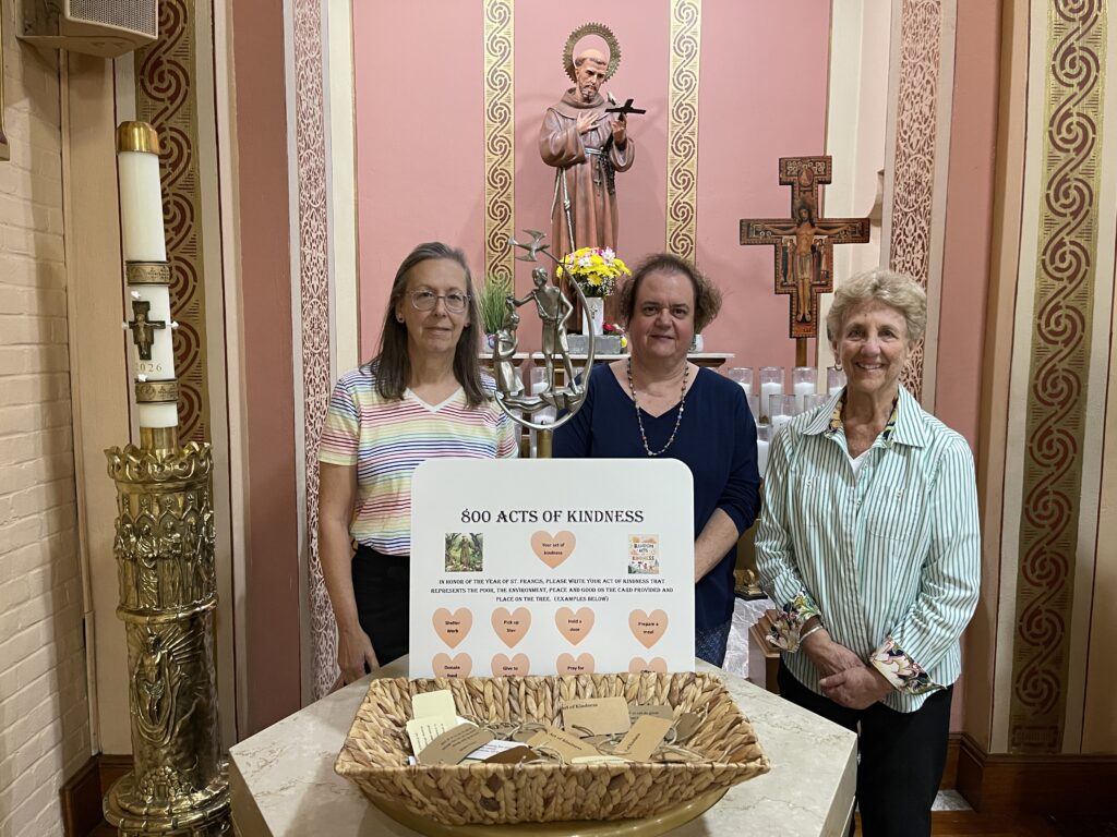Parish Challenges Congregation to 800 Acts of Kindness